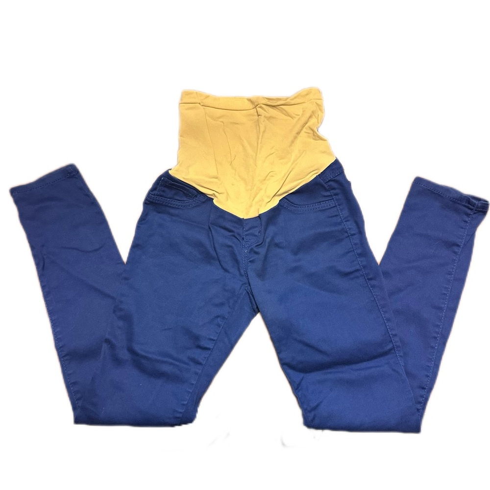 Motherhood Maternity Skinny Slim Royal Blue Stretch Pants
Size S